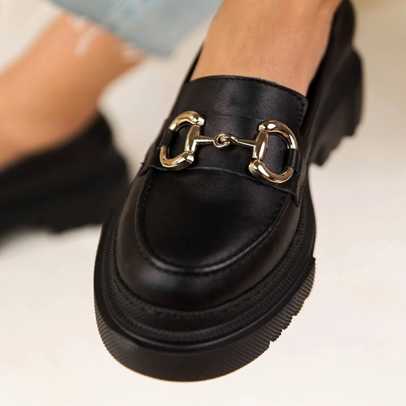 Shoes - Leather Loafer Shoes